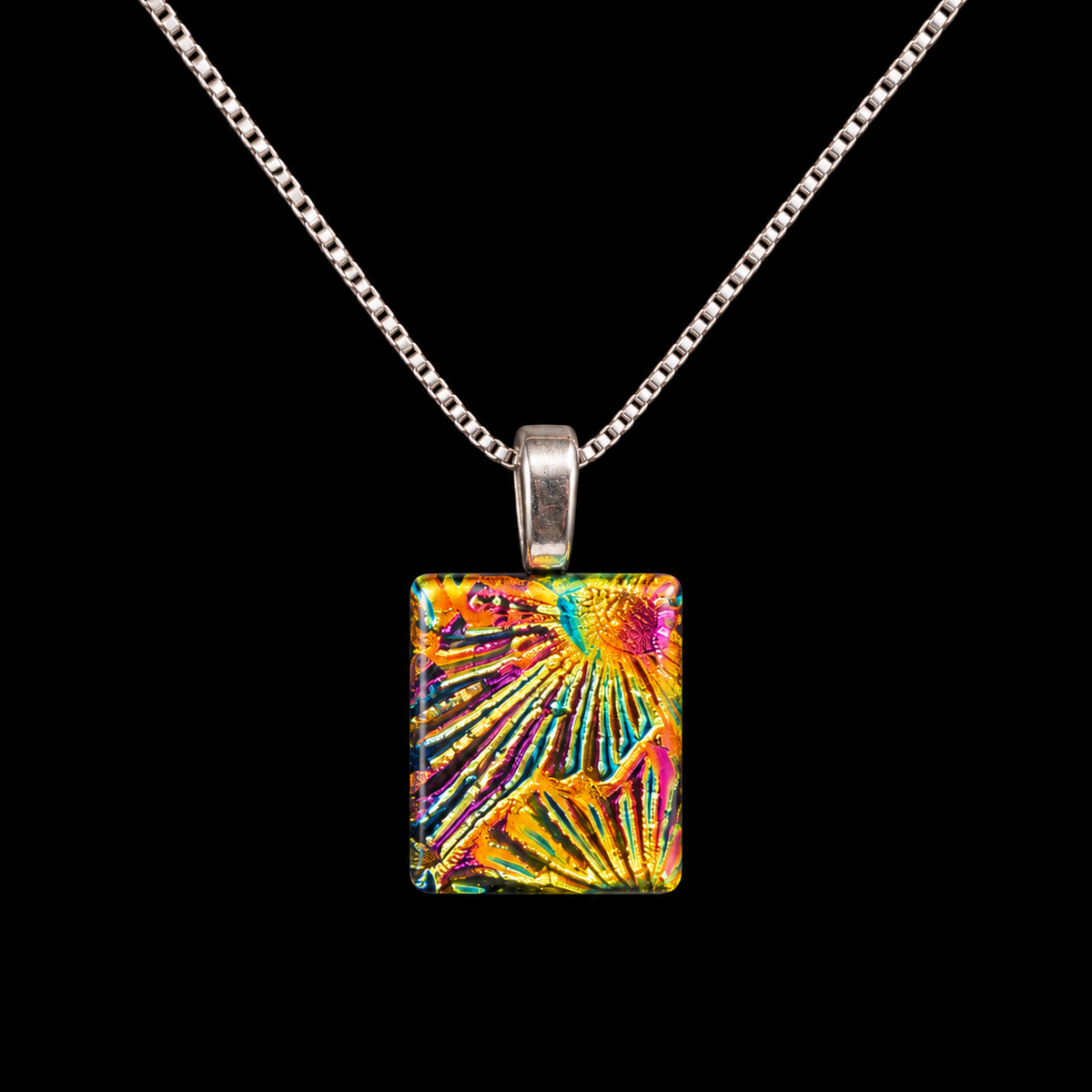 Autumn Square Pendant