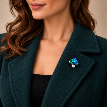 Mushroom Brooch