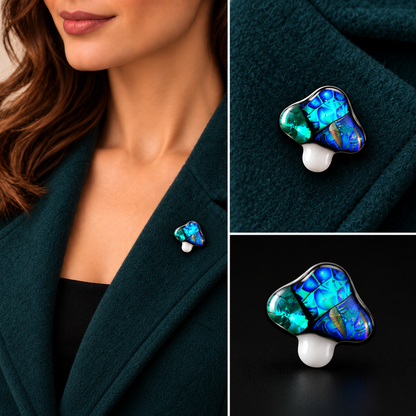 Mushroom Brooch